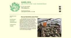 Desktop Screenshot of karel-rys.cz